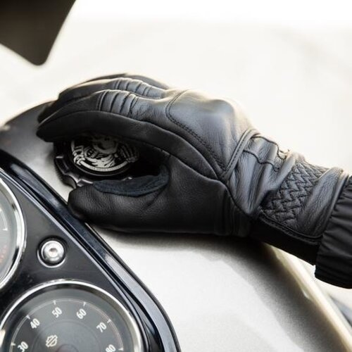 Biltwell Belden Handschuhe - Schwarz / Schwarz