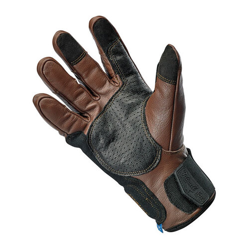 Biltwell Belden Handschoenen Chocolade Zwart | (Kies de Maat)