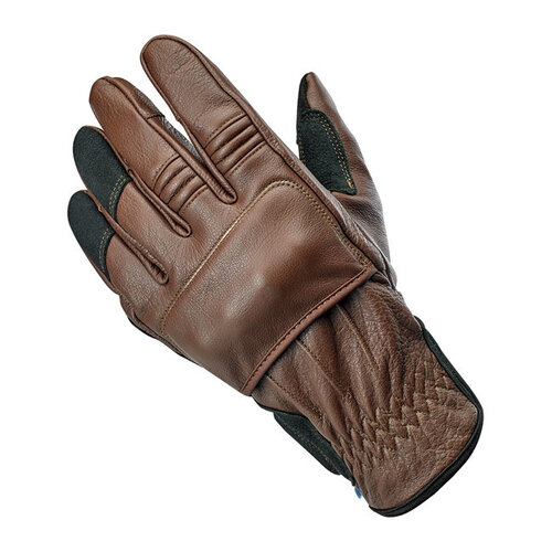 Biltwell Belden Handschoenen Chocolade Zwart | (Kies de Maat)