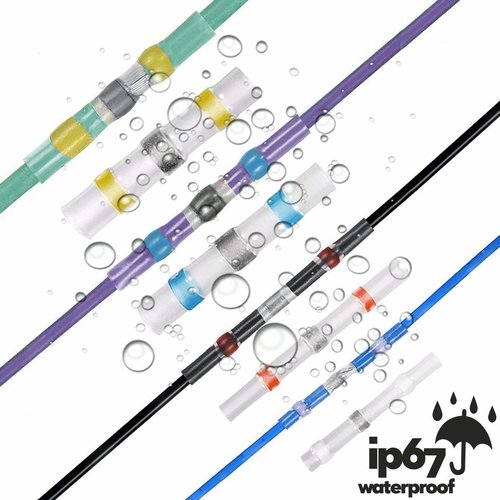 250 Pieces Nano Solder Wire Connectors Kit Insulated