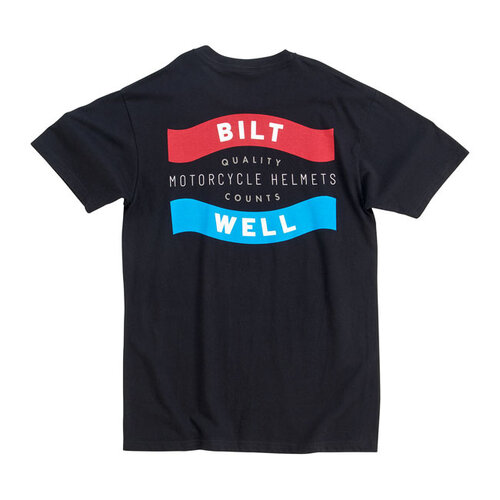 Biltwell Badge T-Shirt Zwart | (Kies de Maat)