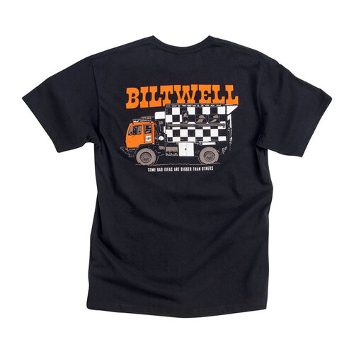 Biltwell LMTV Taschen-T-Shirt Schwarz | (Größe Auswählen)
