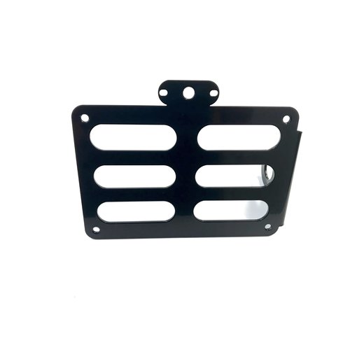 MCU Side Mount "Slotted" with Licence plate light - Black