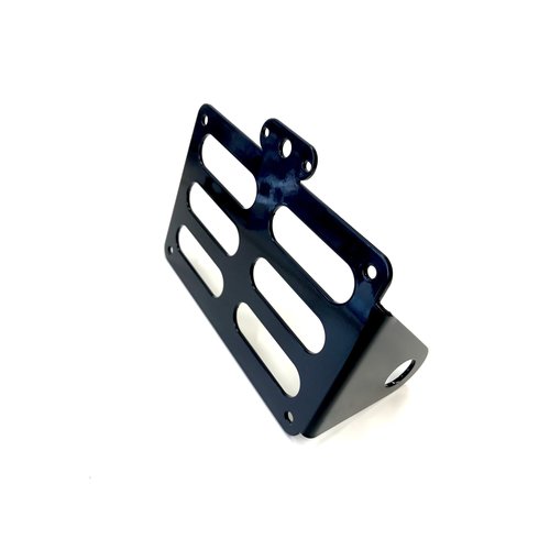 MCU Side Mount "Slotted" met kentekenplaatverlichting - Zwart