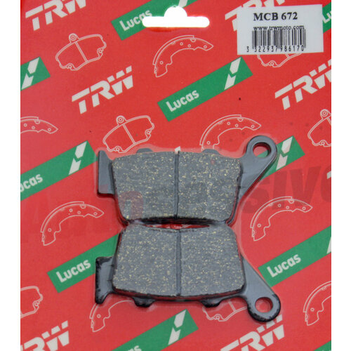 TRW Bremsklotz std Hinter MCB672