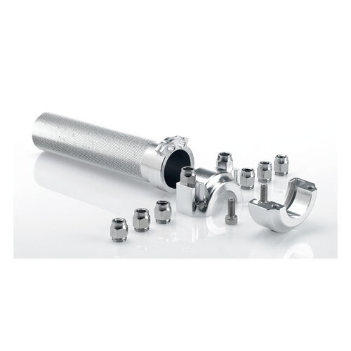 Biltwell Whiskey Throttle Assembly Polished-(Polished)