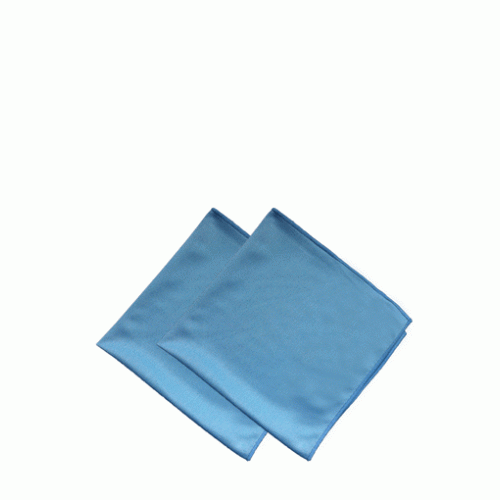 Ekowax Chiffon microfibre bleu