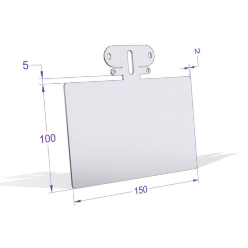 Support de compteur de vitesse universel DIY pour Motoscope Mini & Motosign
