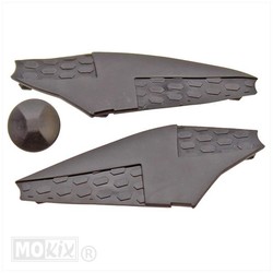 Ventilatie Cover Set Helmet | District/Streetfighter Black