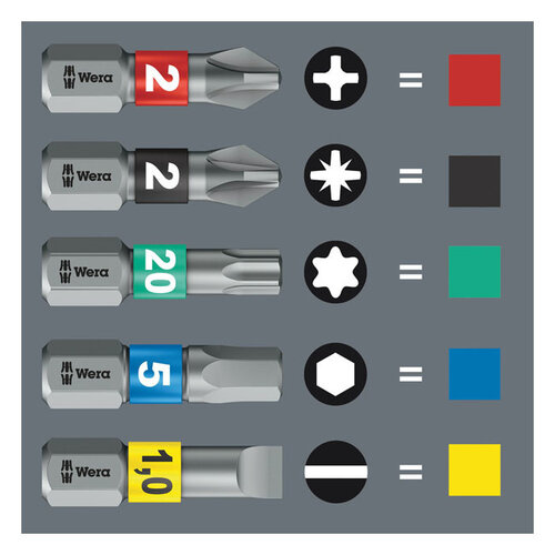 Wera 52-Pièces Bit Pouch