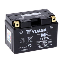 High Perfmormance AGM Battery YT12A-WC | Suzuki 09-15 SFV650 Gladius 650cc