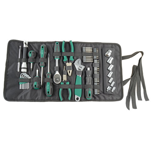 Mannesmann Pochette à outils remplie de 65 pièces 21170