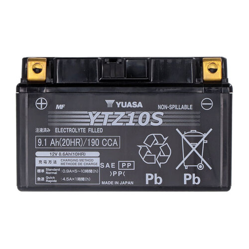 Yuasa High Performance AGM Battery YTZ10S | KTM,Aprilia,BMW,Yamaha,Honda