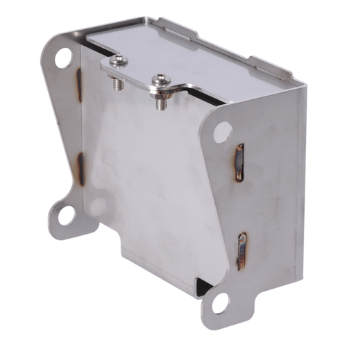 Wimoto Coffre à batterie Inox Large Tonti Frames Moto Guzzi