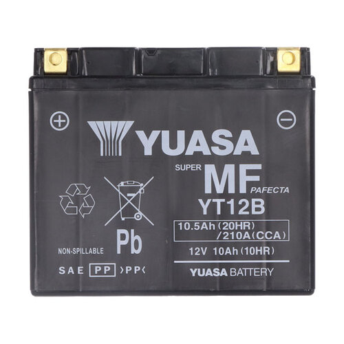 Yuasa AGM-Batterie YT12B-WC | Ducati/Kawasaki/Triumph
