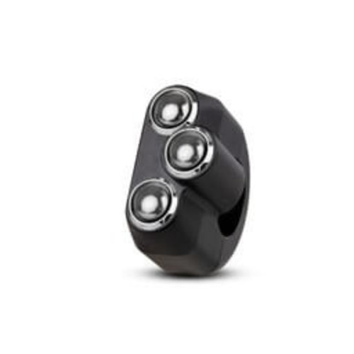 Rebelmoto REBEL SWITCH 3-Tasten - Schwarz 22mm