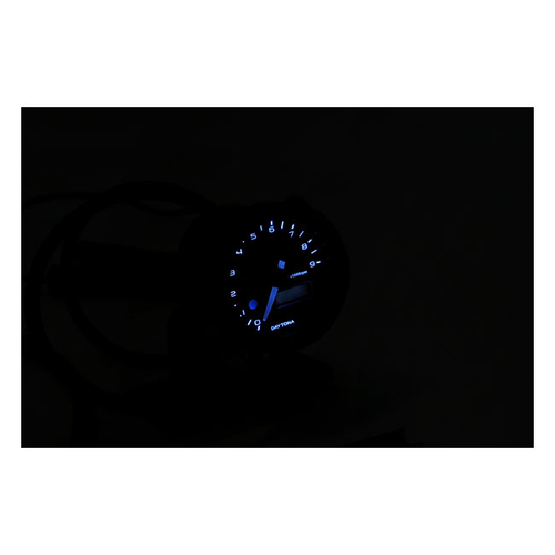 Daytona Compte-tours noir Velona 48MM 9.000 tr/min