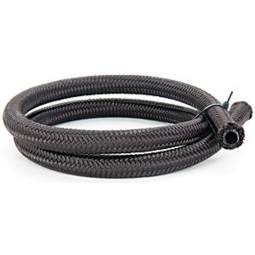 75CM Geflochtener Textil-Kraftstoffschlauch 8MM Schwarz