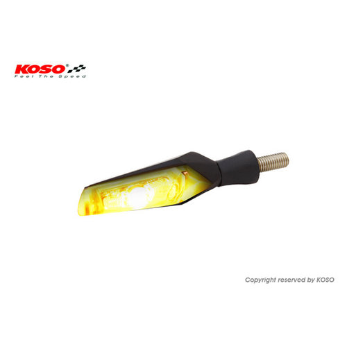 KOSO LED-indicator Mars, zwart