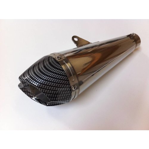 GP Silencer Carbon Stainless Steel 45mm