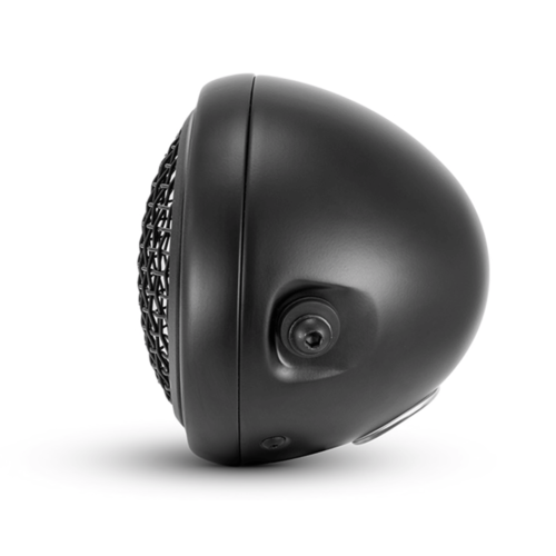 Projecteur LED classique noir multi de 7 po avec projecteur + grille en mailles