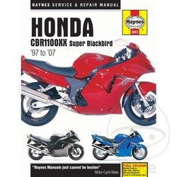 Werkplaatshandboek HONDA CBR1100XX SUPER BLACKBIRD 1997 -2007