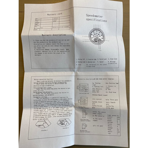 Digitaltacho 12.000 RPM