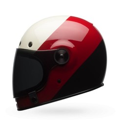 Casque classique rouge/noir Bullit style Triple Threat