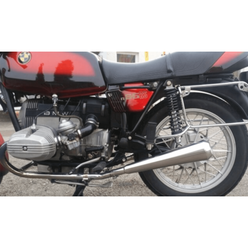 Hattech 35mm EG-ABE Gunball Endschalldämpfer-Set BMW R 45, R 65, R 65LS `78 -` 84