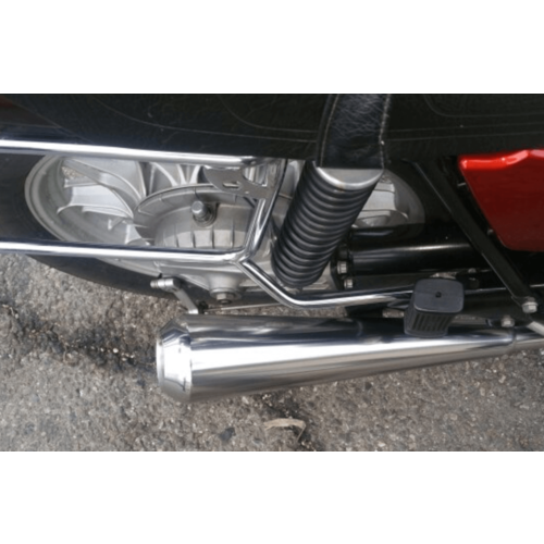 Hattech 35mm EG-ABE Gunball Endschalldämpfer-Set BMW R 45, R 65, R 65LS `78 -` 84