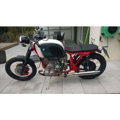 Hattech 40mm EG-ABE Cannonball Endschalldämpfer-Set BMW /R100S > 9/1978) / R100RS - R100RT