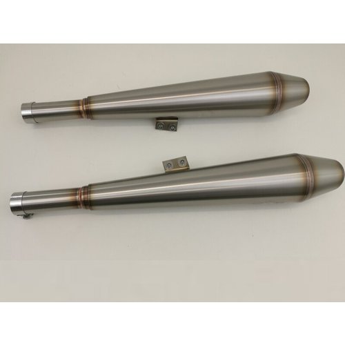 Hattech 40mm EG-ABE Gunball einddemper set BMW /R100S > 9/1978) / R100RS - R100RT