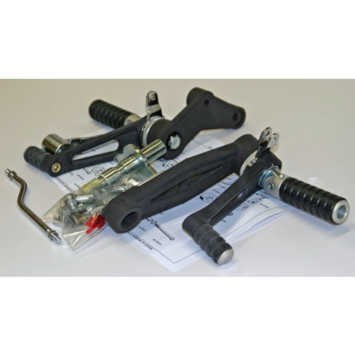 Tarozzi Honda CB Commandes reculées Noir Pliable