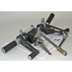 Honda CX500 E Fußrastenanlage Schwarz Faltbar