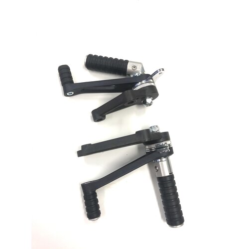 Tarozzi Kawasaki GPX/ZX/R/SR Commandes reculées Noir Pliable