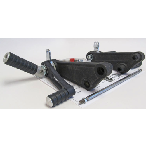 Tarozzi Suzuki GSX Commandes reculées Noir Pliable