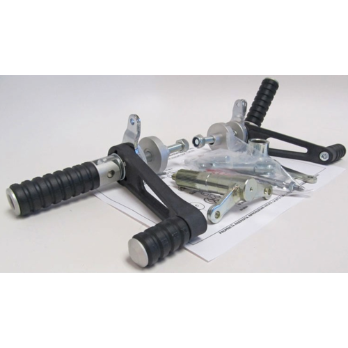 Tarozzi Suzuki GSX Commandes reculées Noir Pliable