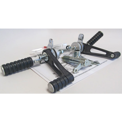 Tarozzi Suzuki GSX Commandes reculées Noir Pliable