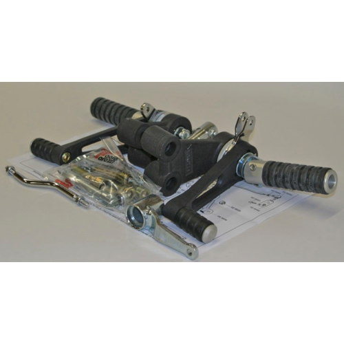 Tarozzi Suzuki GSX Commandes reculées Noir Pliable