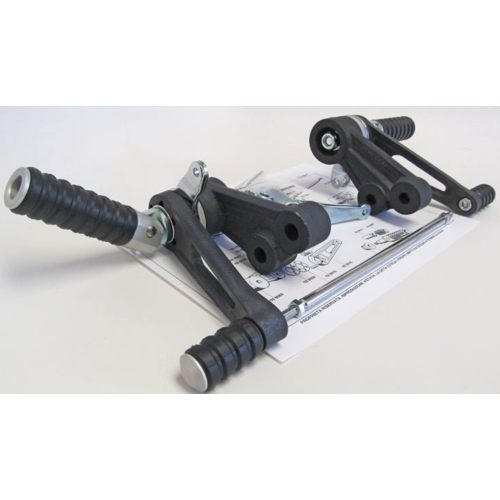 Tarozzi Suzuki GS Commandes reculées Noir Pliable