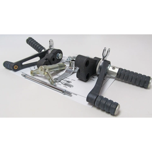 Tarozzi Suzuki GS Commandes reculées Noir Pliable