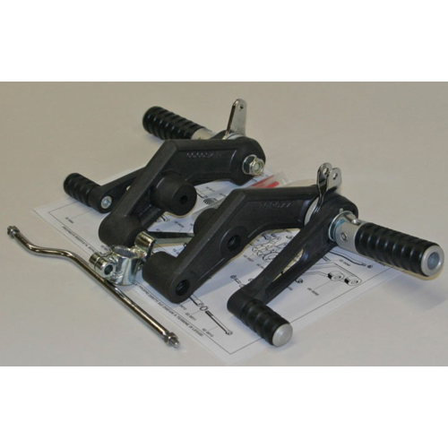 Tarozzi Yamaha Commandes reculées Noir Pliable