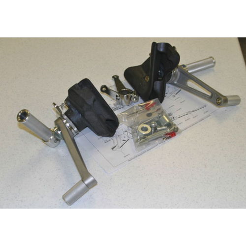 Tarozzi Honda CB Rearset Knurled Foldable