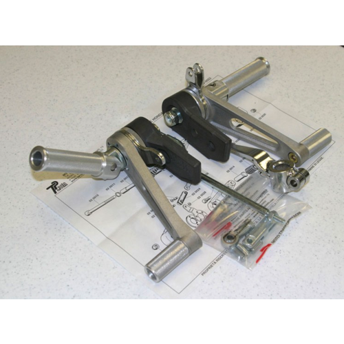 Tarozzi Honda CB Rearset Knurled Foldable