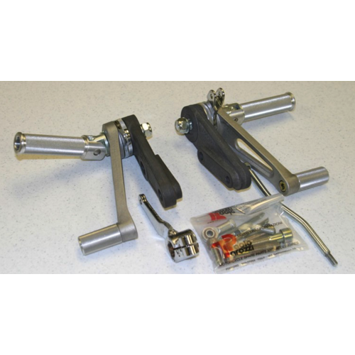 Tarozzi Honda CB Rearset Knurled Foldable