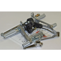 Honda CX500 E Rearset Knurled Foldable