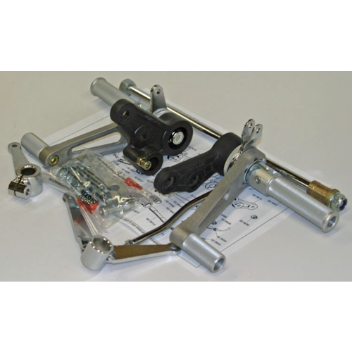 Tarozzi Honda CX500 E Rearset Knurled Foldable