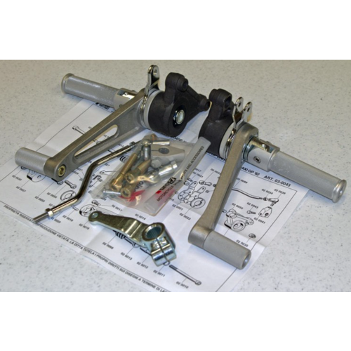 Tarozzi Kawasaki GPZ Commandes reculées Knurled Pliable