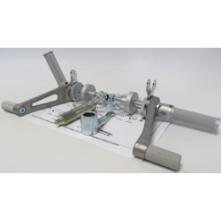 Suzuki GSX Rearset Knurled Foldable