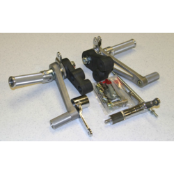 Suzuki GS Commandes reculées Knurled Pliable